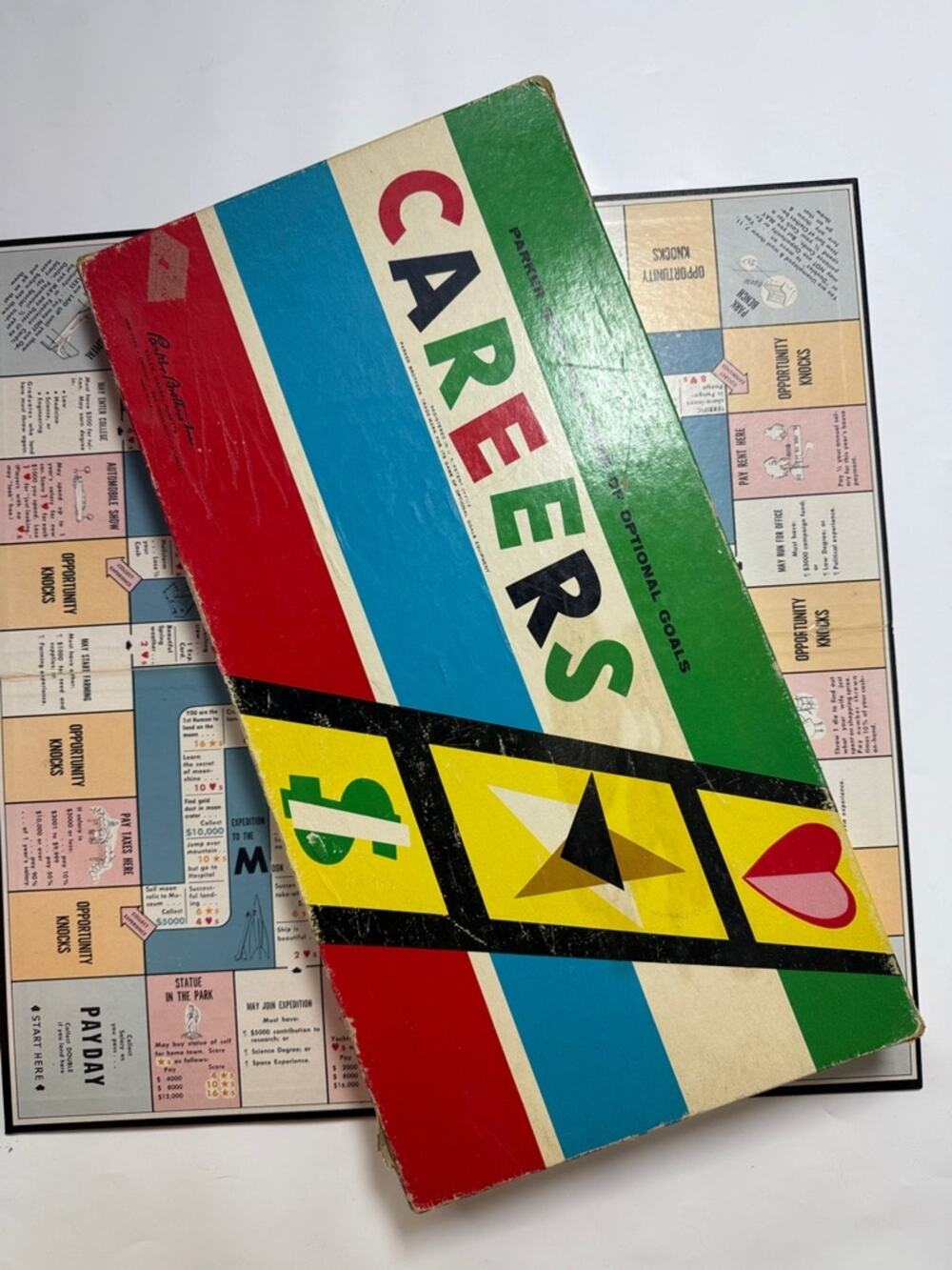 Parker Brothers 1958 Vintage Careers Board Game Complete!